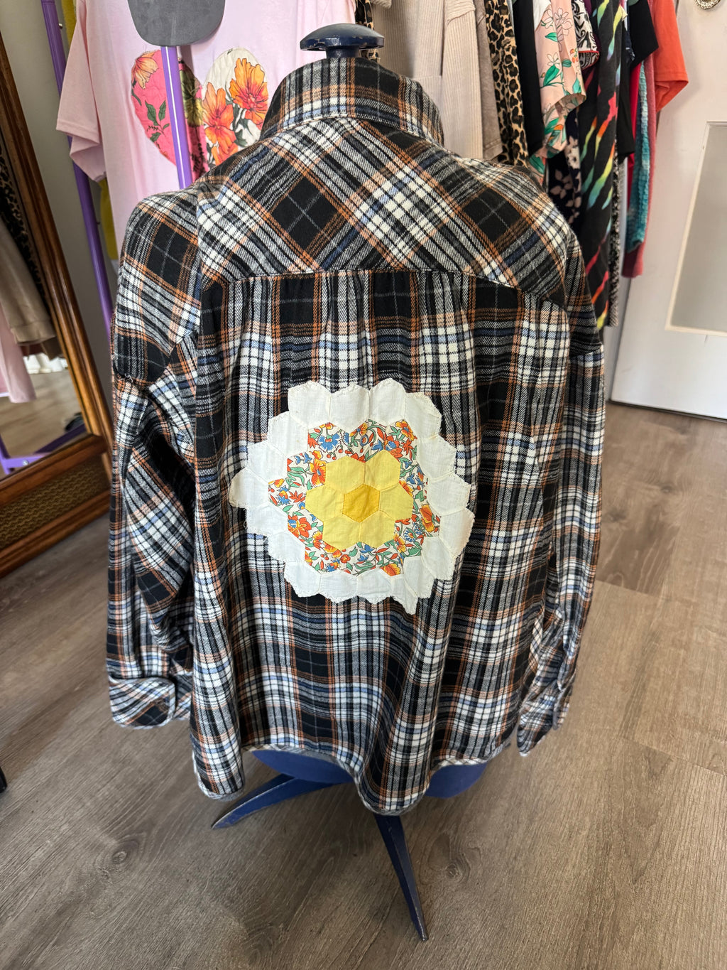 Quilty Patch Flannel - medium