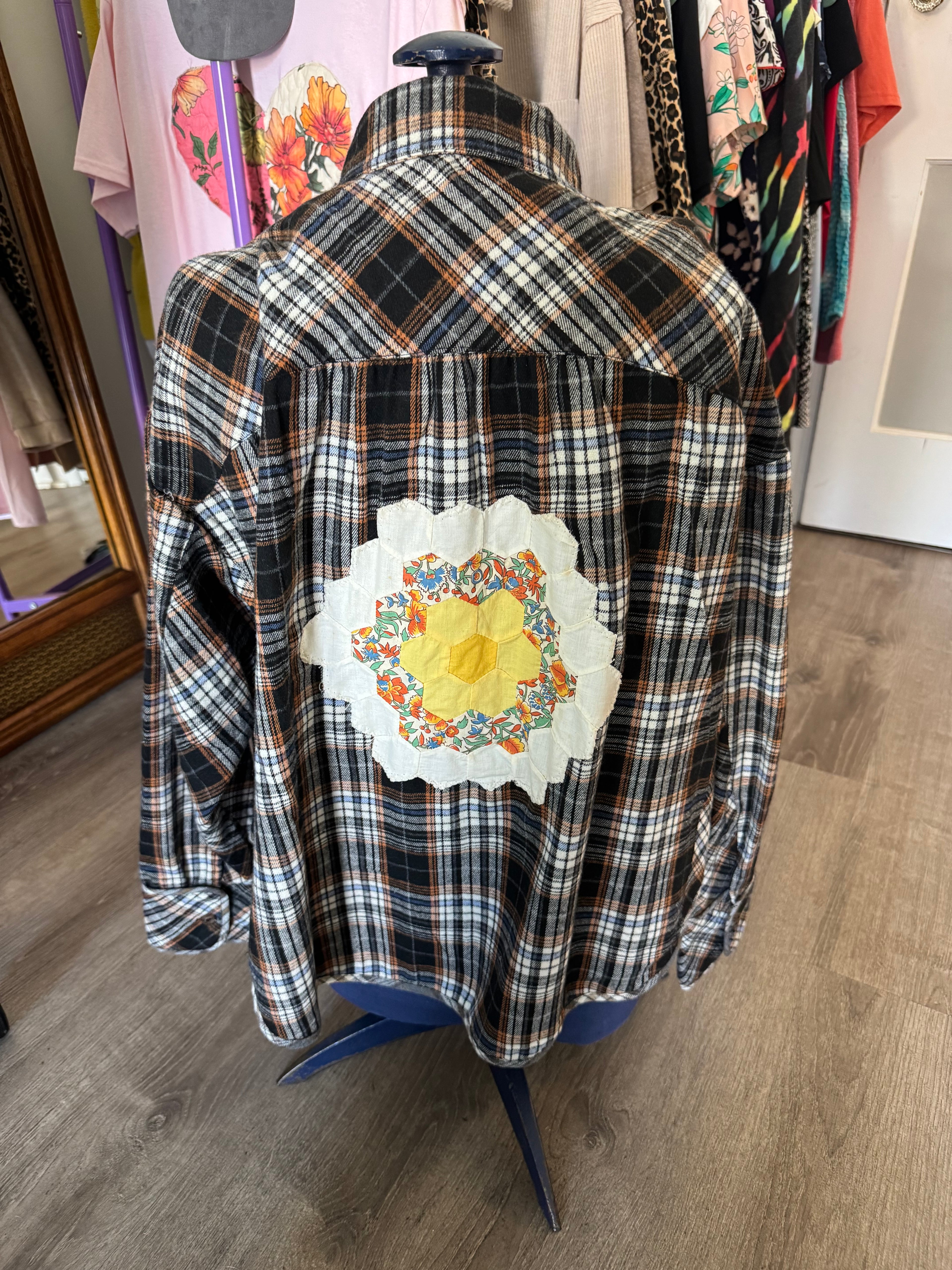 Quilty Patch Flannel - medium