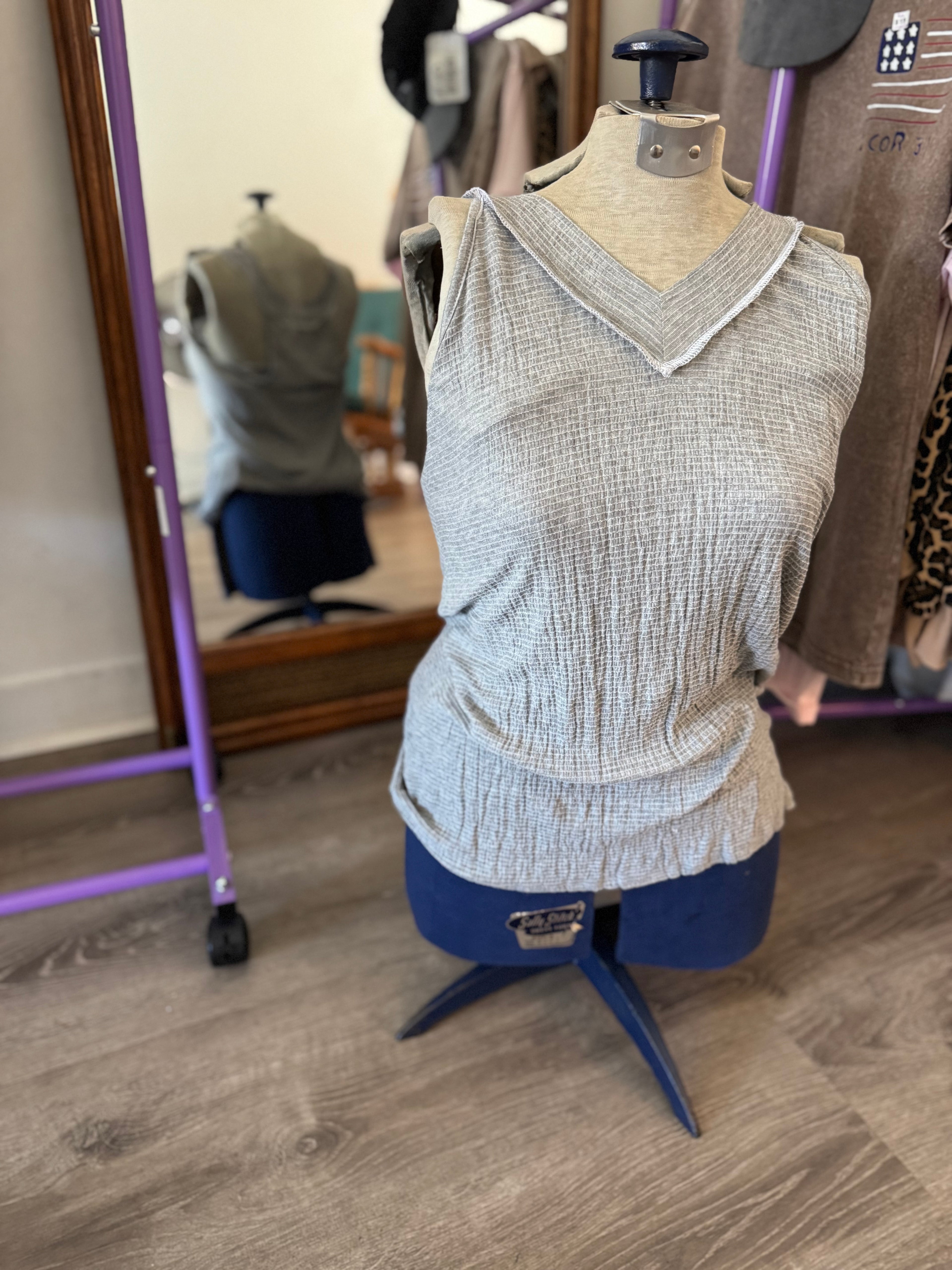 Gauze Knit Tanks - large