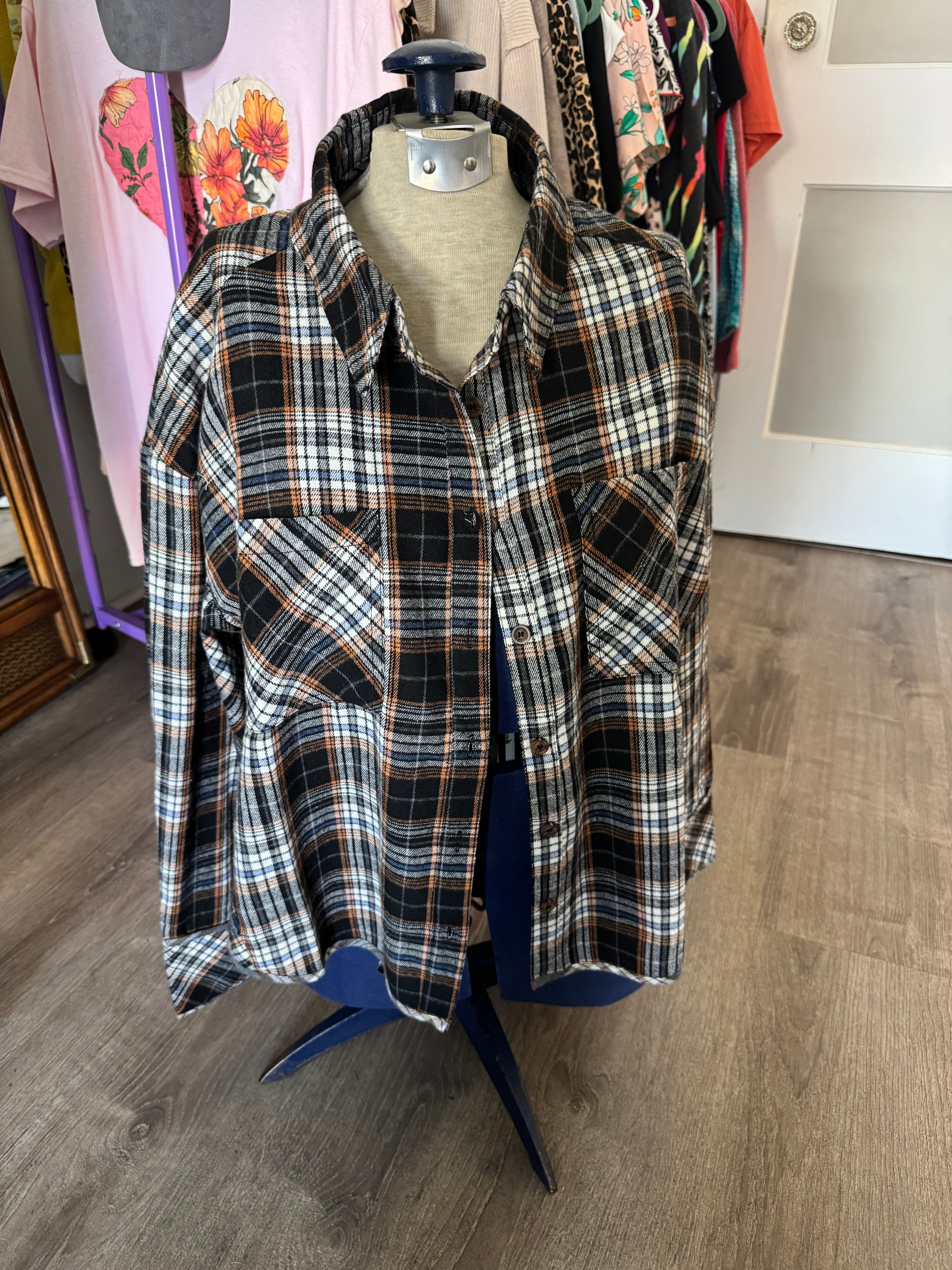 Quilty Patch Flannel - medium