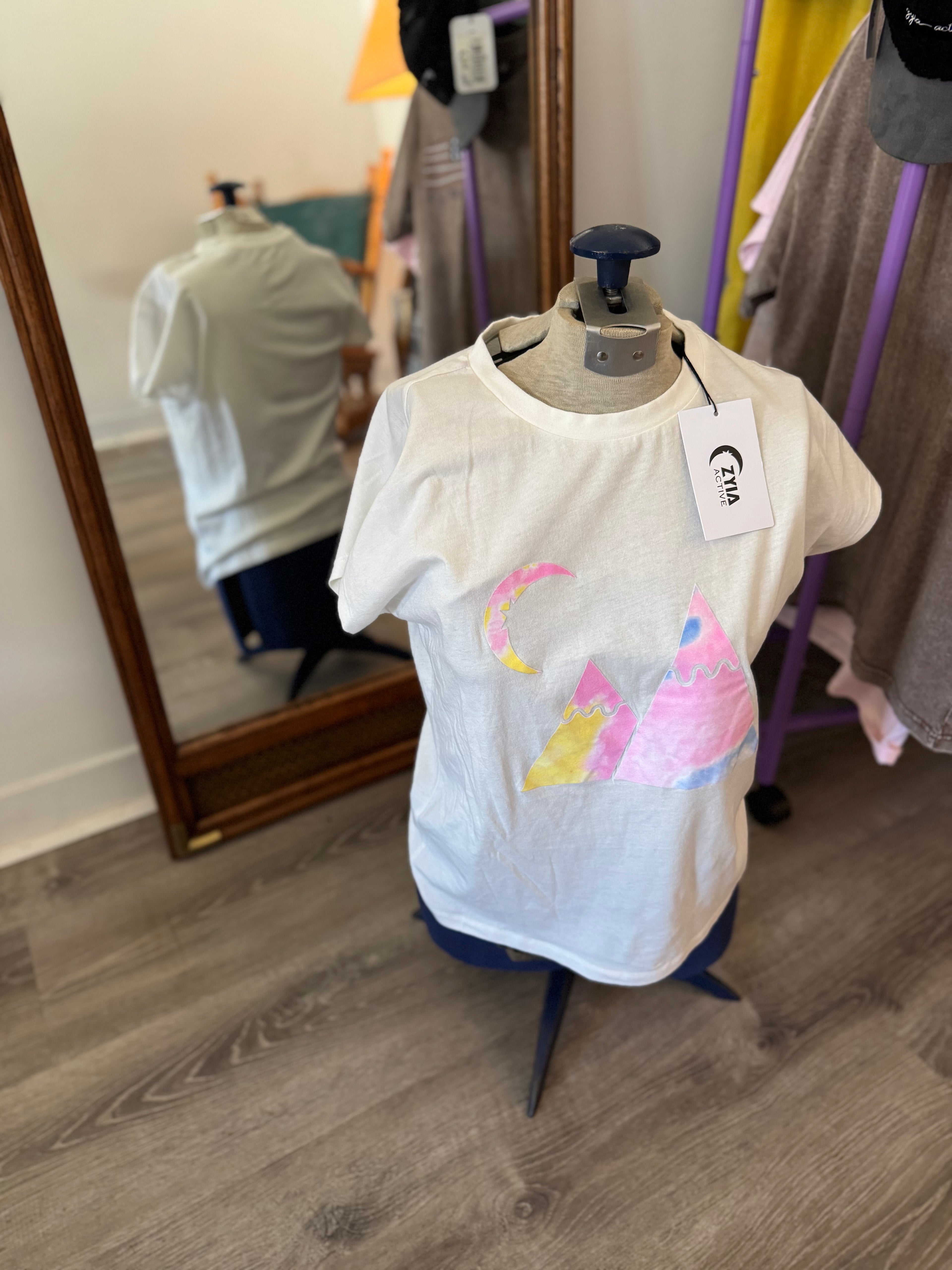 Zyia Moon & Mountain Tee - small