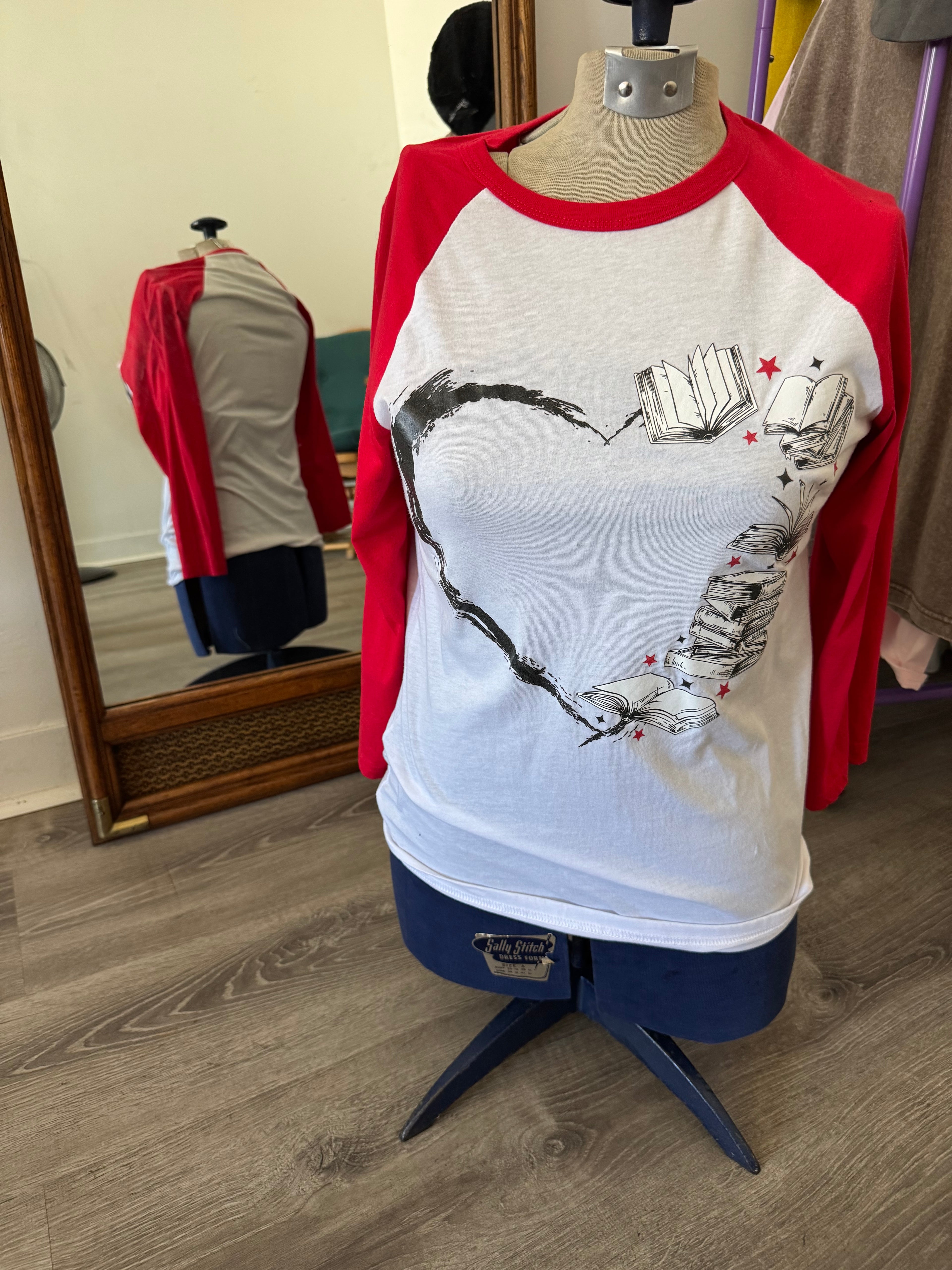 Red Reading Shirt