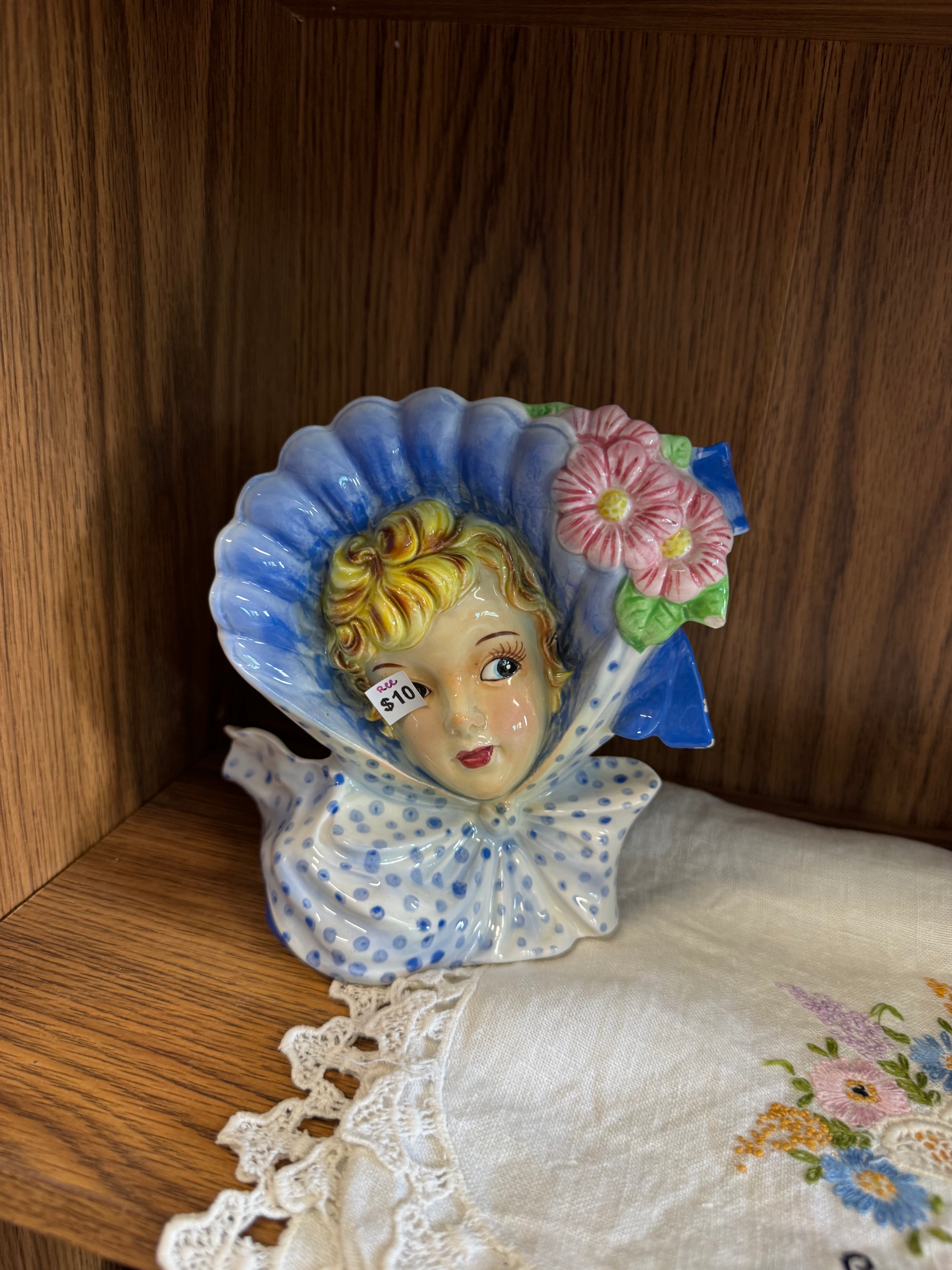 Little Bo Peep Vase Vintage