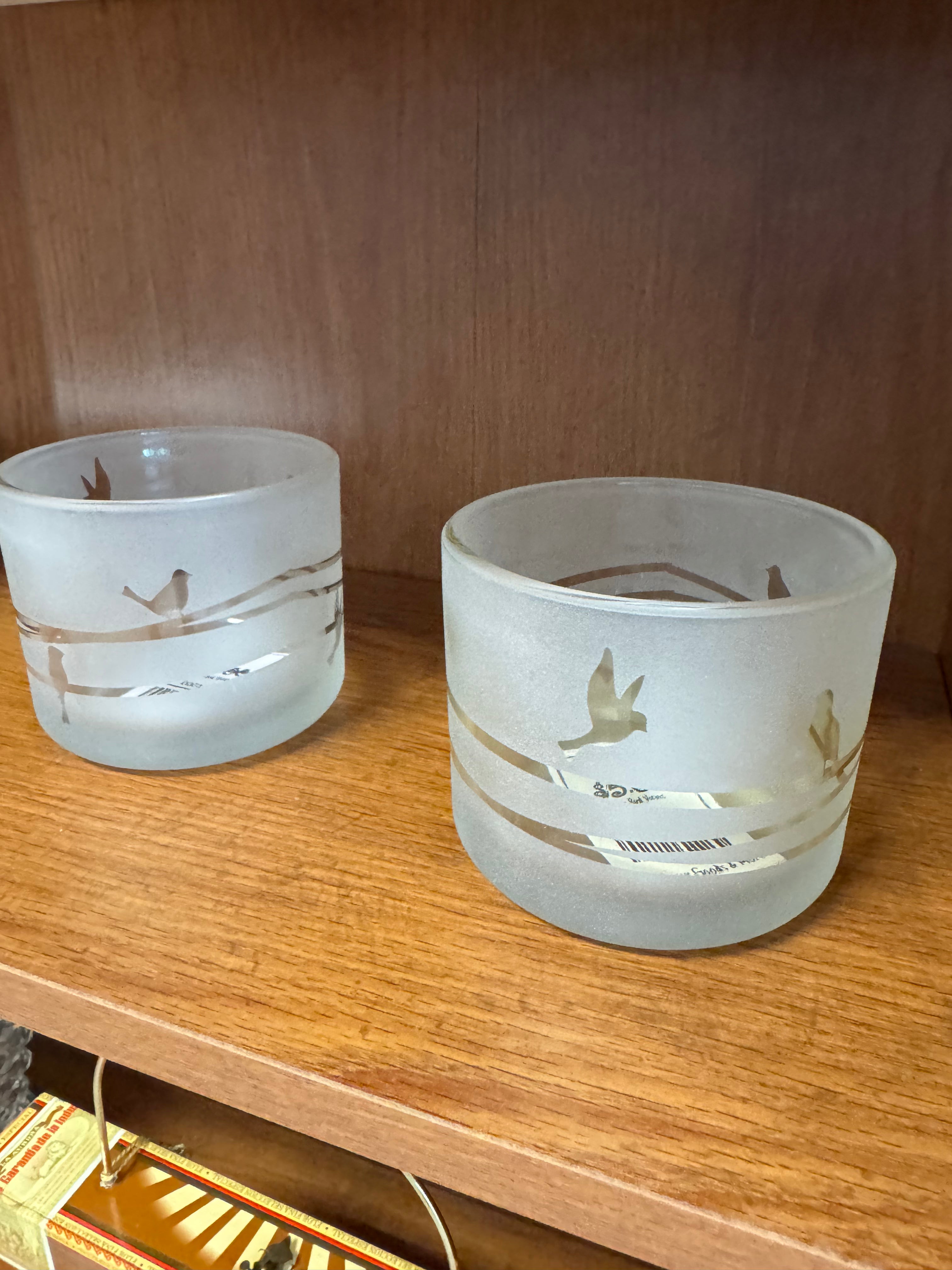 Two Glass Votives