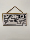 Welcome Please Seat Yourself